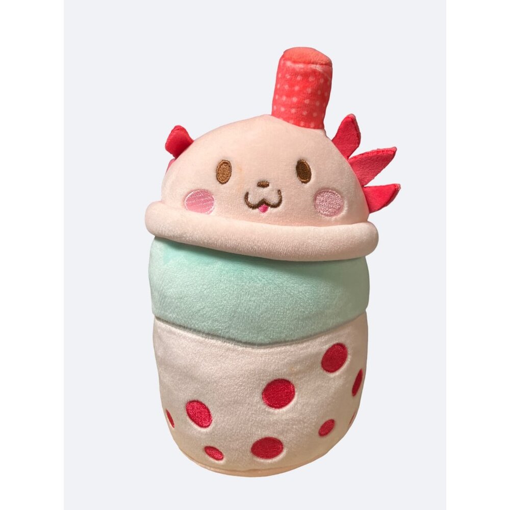 Puchi Gumi Almond Milk Axolotl Tea 8.5-Inch Plush 2023